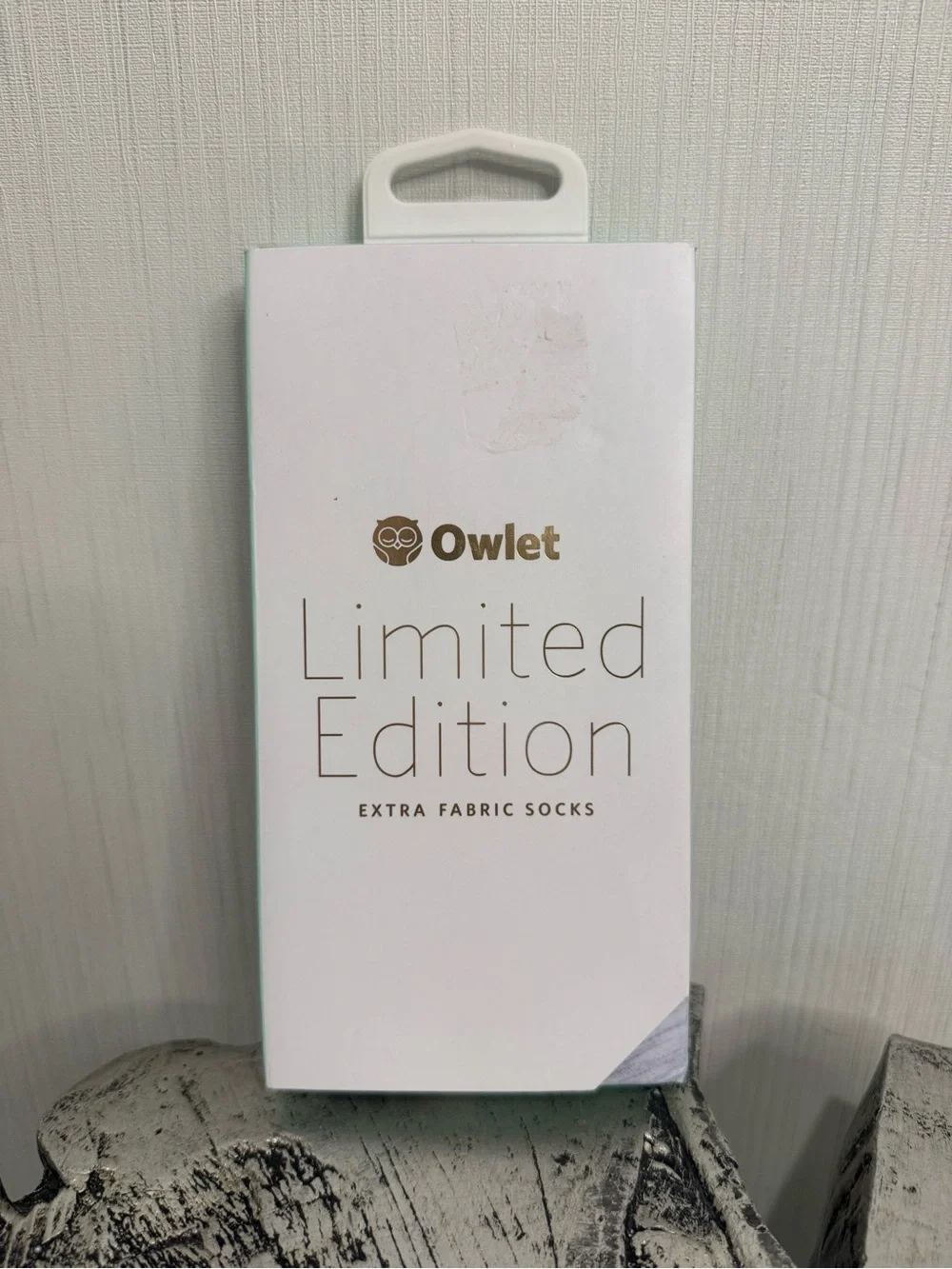 NEW IN BOX! Owlet Limited Edition Extra Fabric Socks. Size 1 and 2.